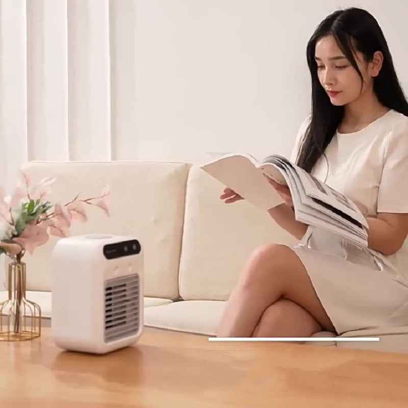 Ar-Condicionado Portátil com Ventilador e Resfriamento a Água - Ideal para Quartos, Escritórios e Veículos