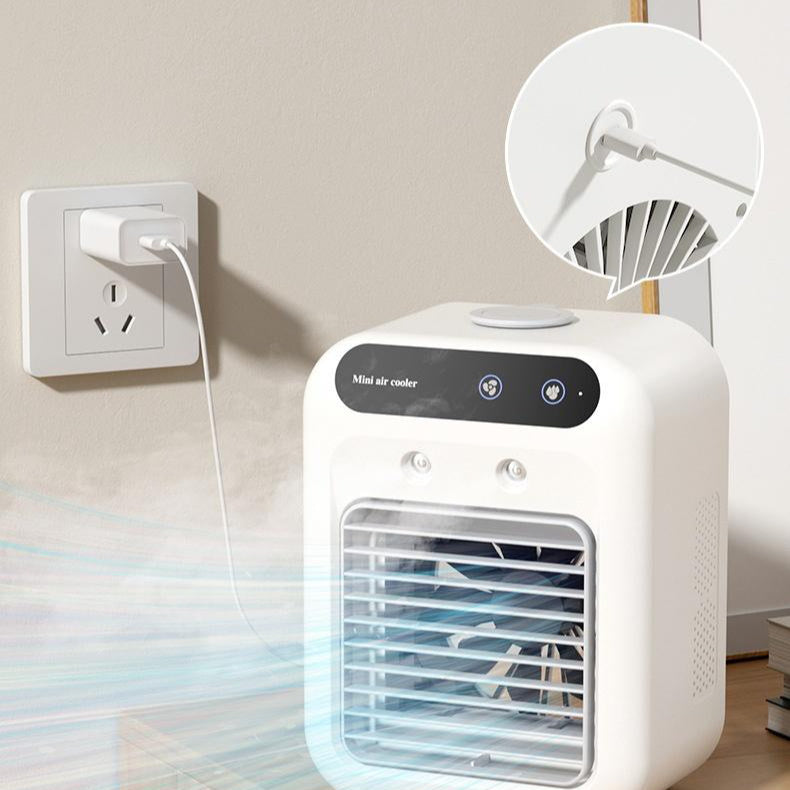 Ar-Condicionado Portátil com Ventilador e Resfriamento a Água - Ideal para Quartos, Escritórios e Veículos